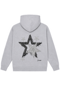 LAOVE Hoodie Stars Patch - Gris