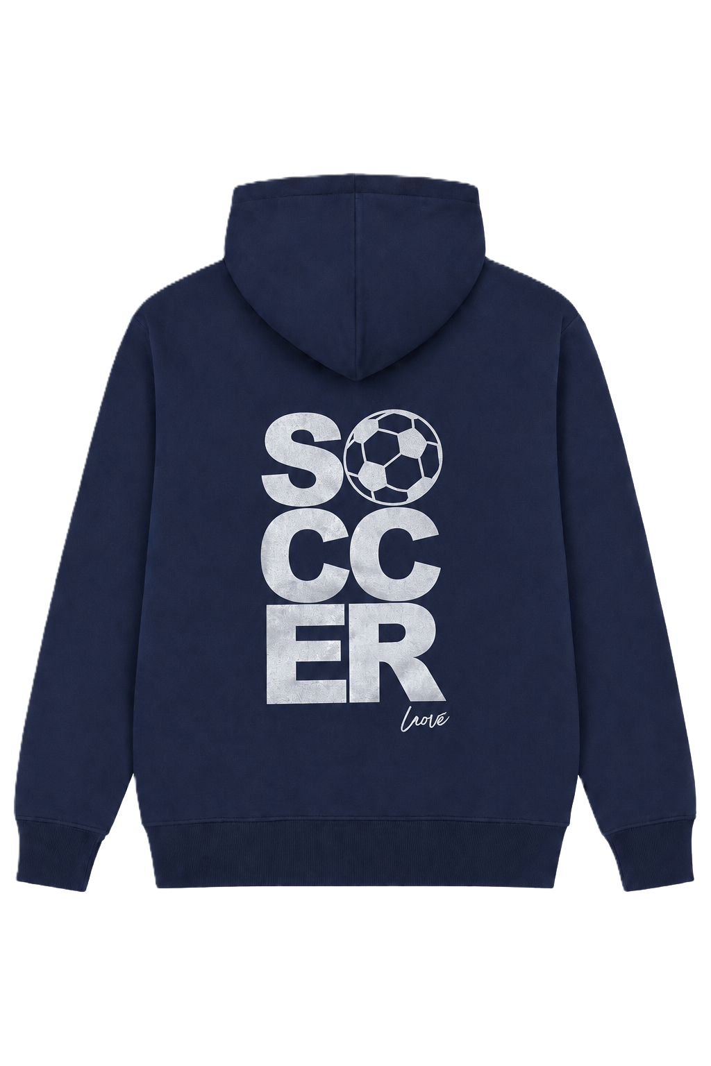 LAOVE Hoodie Soccer - Azul Marino