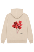 LAOVE Hoodie Heart Balloons - Beige