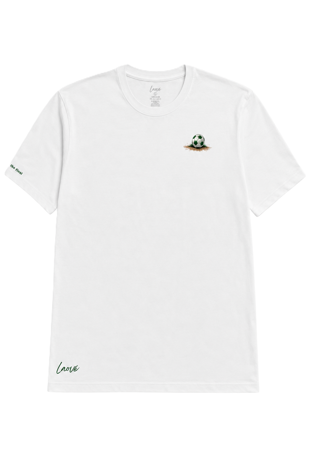 LAOVE Playera Unisex Blanca - World Cup 2026