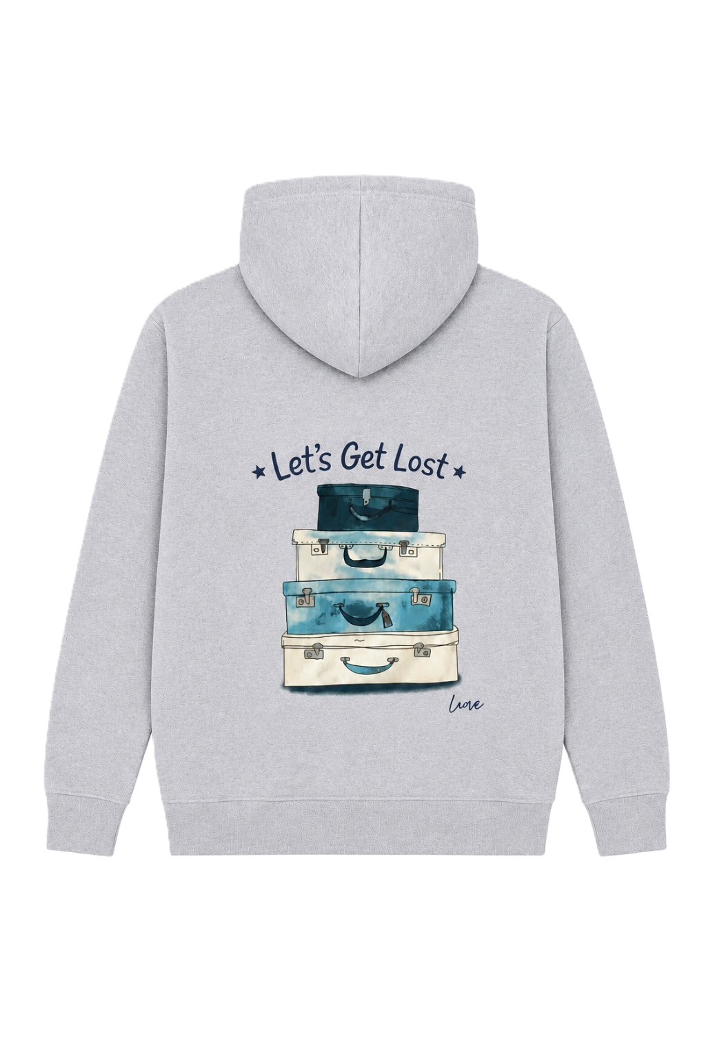 LAOVE Hoodie Travel Club - Gris